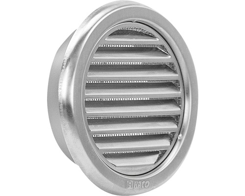 Okrúhly kovový vetrací otvor s lamelami