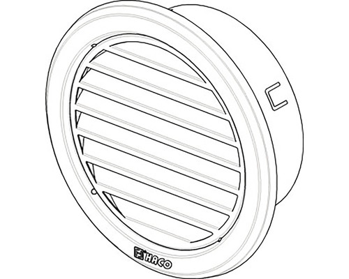 Kruhový tanierový ventil na montáž na stenu alebo strop