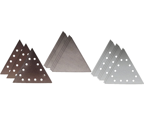 Sada trojuholníkového brúsneho papiera na brúsenie