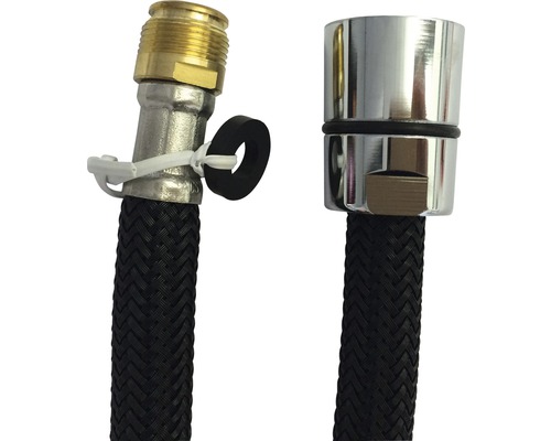 Sprchová hadica s mosadznými a chrómovými prípojkami