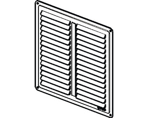 Vetacia mriežka s horizontálnymi lamelami