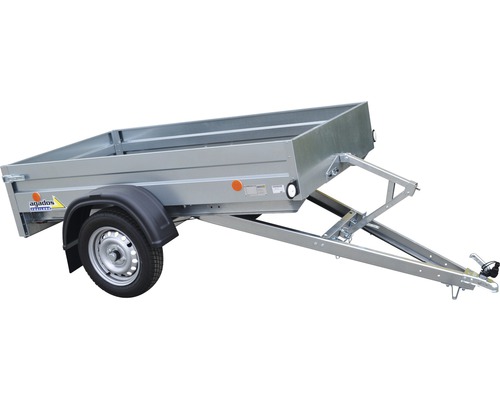 Jednoosový príves z kovu