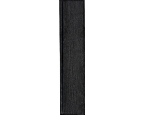 Kúpeľňová skrinka vysoká Sanox Porto dub čierny 35 x 160 x 27 cm