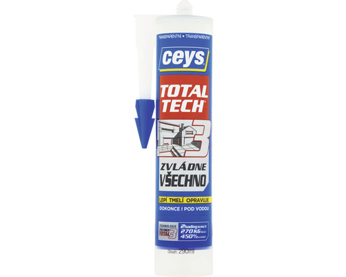 Univerzálne lepidlo Ceys Total Tech transparentné 290 ml