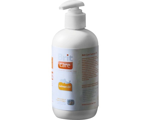 Brit Care lososový olej pre psov a mačky v dávkovacej fľaši