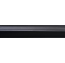 Tmavosivá plastová soklová lišta