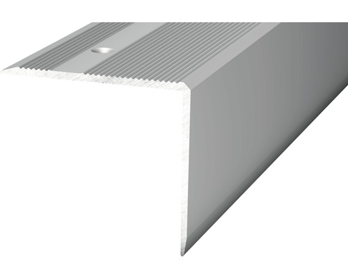 Profil schodový alu strieborný elox 45x40 mm 1 m