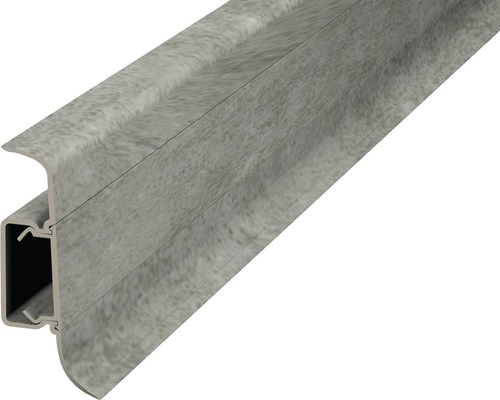 Soklová lišta kanáliková KSL50 sivý kameň 2,5 m