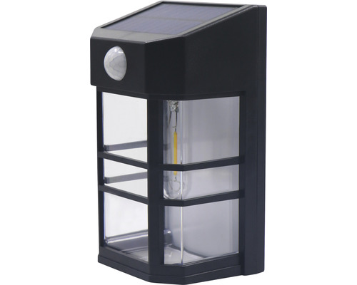 Solárne nástenné svietidlo s pohybovým senzorom pre vonkajšie použitie