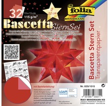 Bascetta hviezdicová súprava transparentný papier s návodom