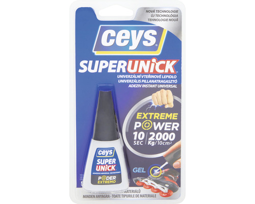 Sekundové lepidlo Ceys SuperUnick so štetcom 5 g Balenie univerzálneho lepidla Ceys Super Unick