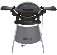 Elektrický gril Weber Q so stojanom a bočnými stolíkmi