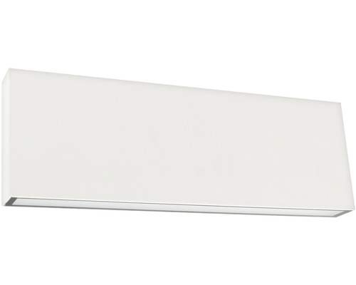 LED vonkajšie nástenné svietidlo Top Light Obligo B IP65 12 W 1020 lm 4000 K biele Obdĺžnikové biele nástenné svietidlo