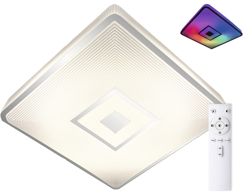 LED stropné svietidlo Top Light Rainbow H RC RGB 24W 2500lm 3000-6500K biele s diaľkovým ovládaním