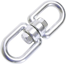 Kovový obratlík s dvomi okami