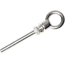 Skrutka s okom so závitom, maticou a podložkou