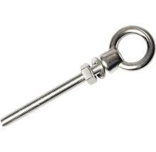 Skrutka s okom so závitom, maticou a podložkou