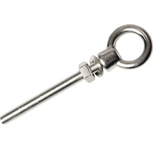 Skrutka s okom so závitom, maticou a podložkou