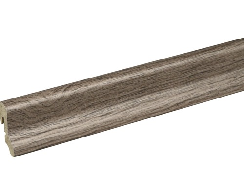 Soklová lišta Skandor Pinus sivý FU18L 18,5x38,5x2400 mm Podlahová lišta s dreveným dekorom