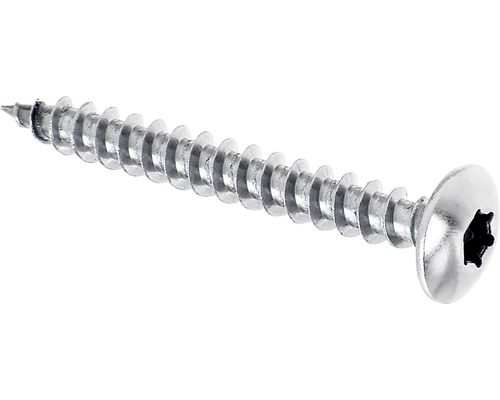 Skrutka do dreva TX 6x50 mm nerez 4 kusy Kovová skrutka s pohonom Torx