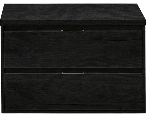 Závesná skrinka pod umývadlo s dvomi zásuvkami do kúpeľne