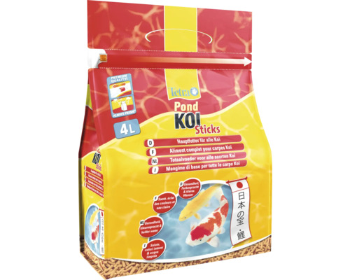 Krmivo pre jazierkové ryby Tetra Pond Koi Sticks 4 l Tetra Pond Koi Sticks hlavné krmivo pre všetky Koi v 4-litrovom vrecku