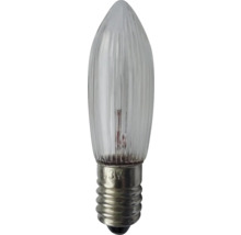 Sviečková žiarovka s päticou E14 a výkonom tri watty