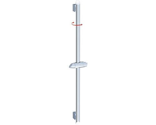 Sprchová tyč s otočnou funkciou a odkladacou plochou