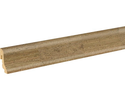 Soklová lišta Skandor korok prírodný lakovaný SU18L 18,5x38,5x2400 mm