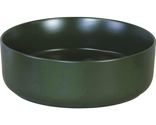 Umývadlo na dosku Sanox Note sanitárna keramika zelená 37 x 37 x 12 cm -