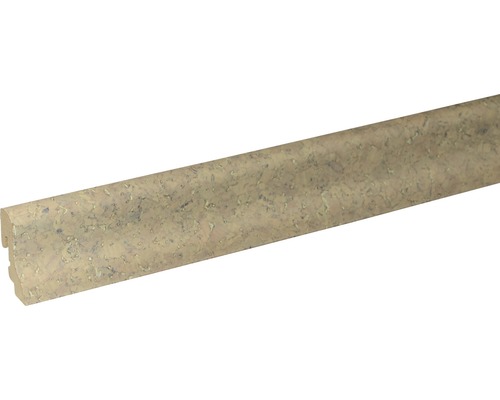 Soklová lišta SU18L Korok hrubý lak 18,5x38,5x2400 mm Obkladová bordúra s kamenným dekorom