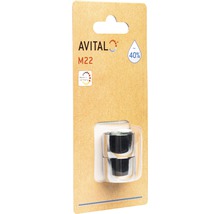 AVITAL eco regulátor prúdu M22 7,5-9l/min chróm 2 kusy-thumb-1 AVITAL eco regulátor prúdu M22 7,5-9l/min chróm 2 kusy-thumb-1