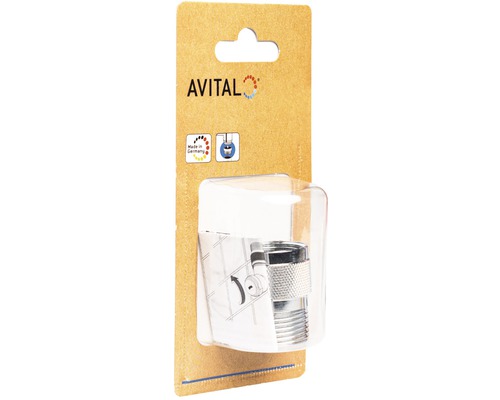 Rohový pripojovací ventil Avital v balení