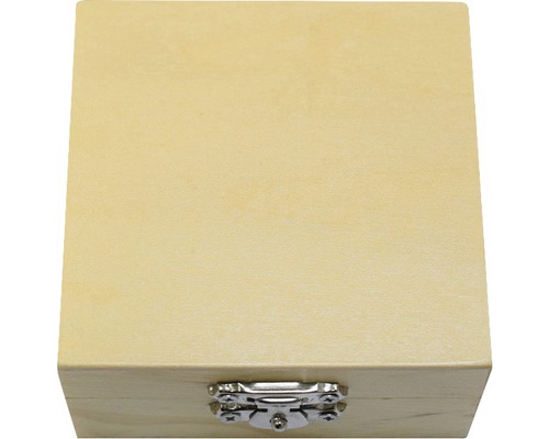 Drevená krabička so zámkom