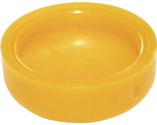 Žltá nábytková zátka z plastu