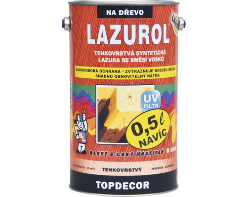 Lazurol TOPDECOR S1035 T23 teak 4,5 L