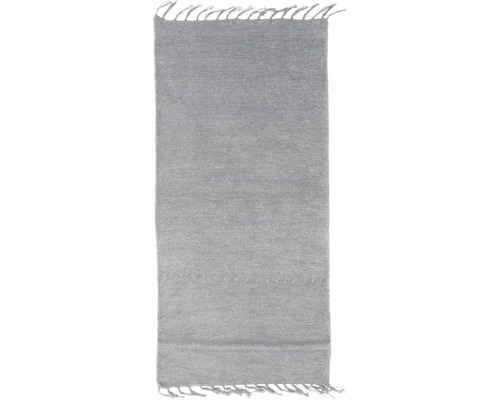 Tkaný koberec Chenille sivý 60x120 cm