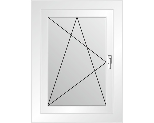 Biele okno s kľučkou