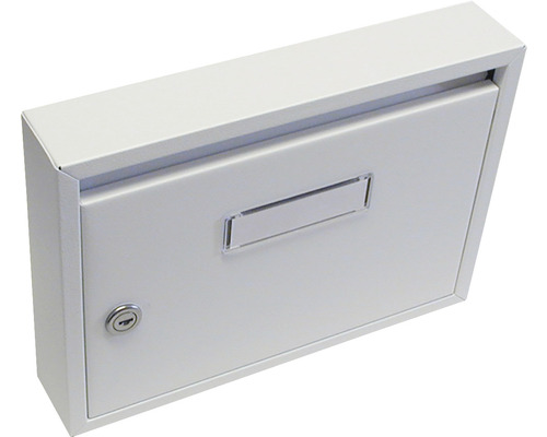 Kovová poštová schránka so zámkom a otvorom na listy