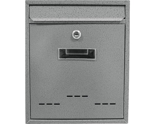 Kovová poštová schránka so zámkom a priehľadným okienkom