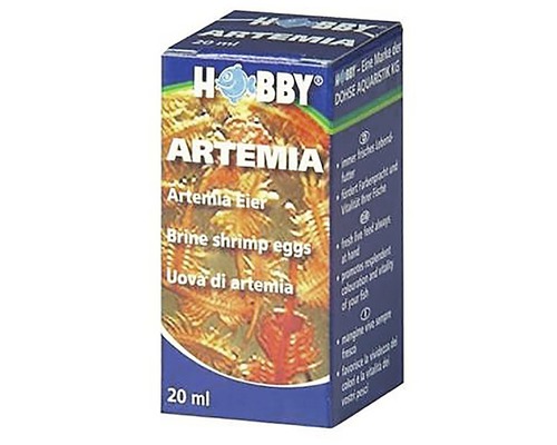 Špeciálne krmivo Hobby Artemia vajíčka artémie 20 ml Hobby Artemia vajíčka žiabronožky, 20 ml