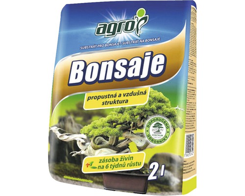 Substrát na bonsaje Agro 2 l Substrát na bonsaje Agro 2 l
