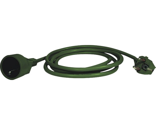 Predlžovací kábel Emos spojka 5m zelený