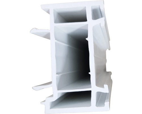 Plastový okenný profil v priereze