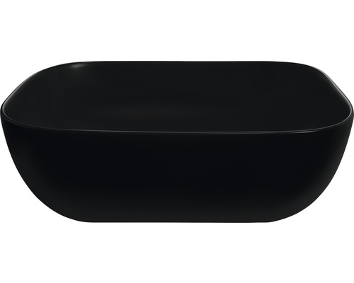 Čierne keramické umývadlo na dosku