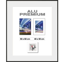 Hliníkový fotorámik WDR Duo čierny 50x60 cm