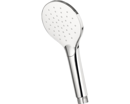 Ručná sprcha z kovu s hlavicou a rukoväťou