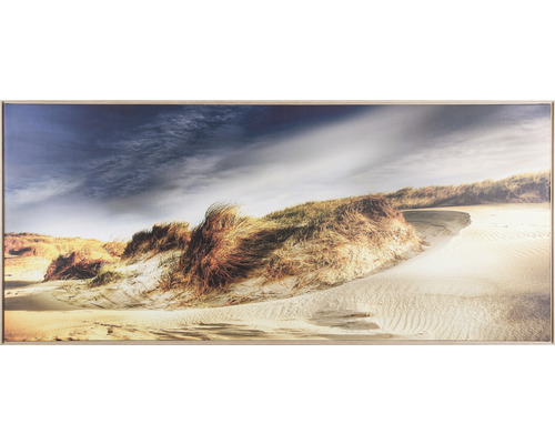 Rámovaný nástenný obraz s dunovou krajinou