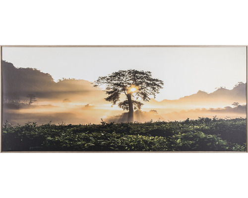 Nástenný obraz v ráme so stromom v krajine