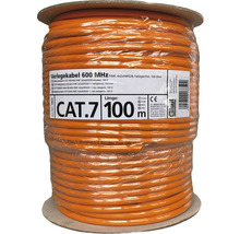 Dátový kábel CAT.7 S/FTP 100m oranžový-thumb-0